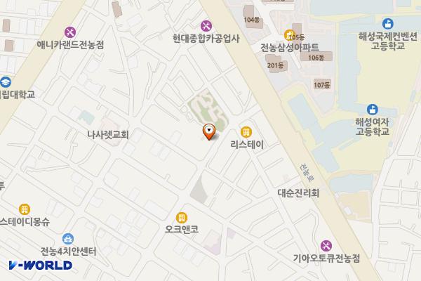 전곡마을마당 위치 지도 — 서울특별시 동대문구 전농로25길 17-20