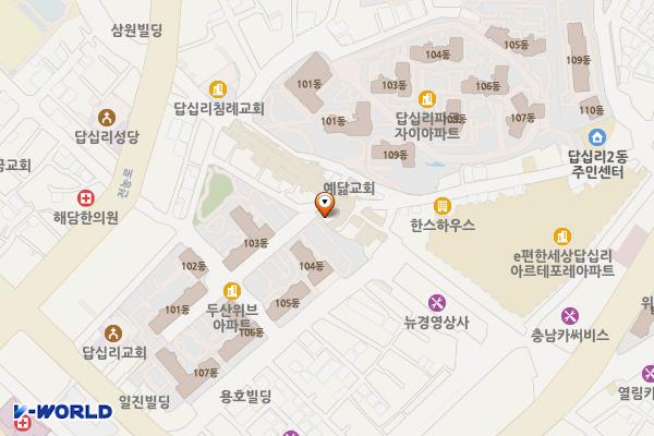 답십리현대시장고객센터 위치 지도 — 서울특별시 동대문구 전농로4길 38