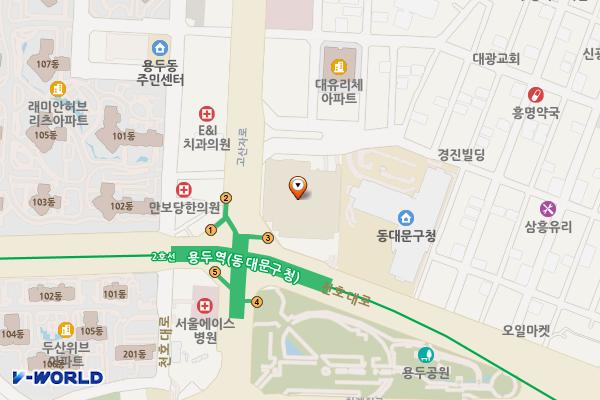 홈플러스동대문점 위치 지도 — 서울특별시 동대문구 천호대로 133