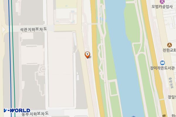 이문1제방 위치 지도 — 서울특별시 동대문구 한천로58길 240