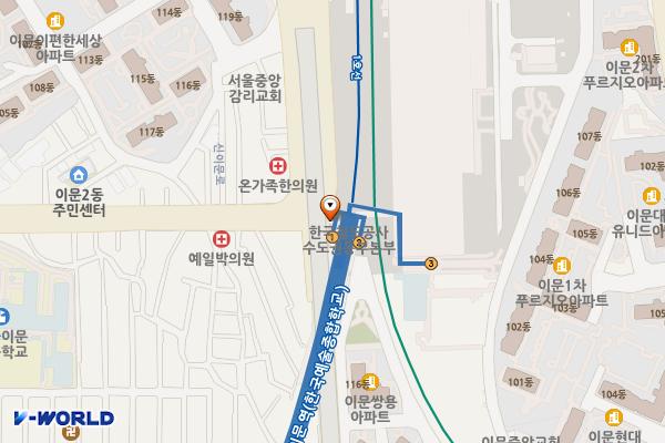 신이문역 위치 지도 — 서울특별시 동대문구 한천로 472
