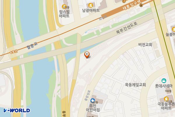 묵동 화장실 위치 지도 — 서울특별시 중랑구 묵동 335