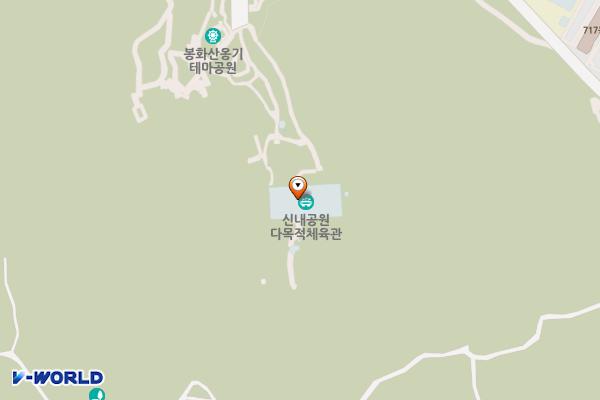 신내다목적체육관 위치 지도 — 서울특별시 중랑구 신내로21길 115-14
