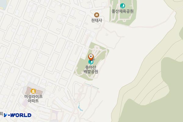 용마가족공원 위치 지도 — 서울특별시 중랑구 망우동 산69-203