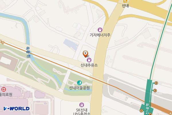 신내동 공중화장실 위치 지도 — 서울특별시 중랑구 용마산로 705