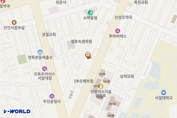 사가정공원 입구 화장실 위치 지도 — 서울특별시 중랑구 용마산로89길 3