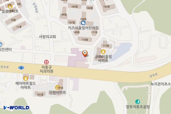 동부제일병원 위치 지도 — 서울특별시 중랑구 망우로 511
