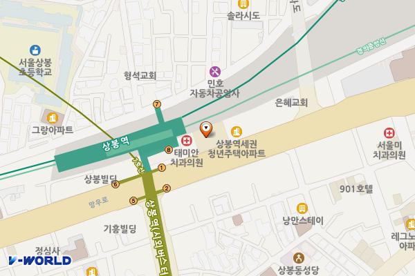 리베로 개방화장실 위치 지도 — 서울특별시 중랑구 망우로 307