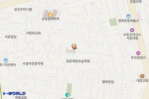 은행나무 공영주차장 위치 지도 — 서울특별시 중랑구 겸재로 54가길 4