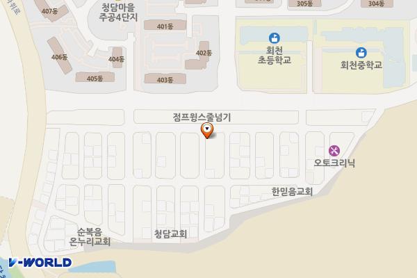 엄상마을 유료주차장 위치 지도 — 경기도 양주시 고암동 143