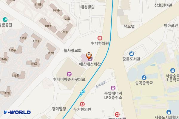 GS세창주유소 개방화장실 위치 지도 — 서울특별시 성북구 동소문로 323, GS세창주유소 (길음동)