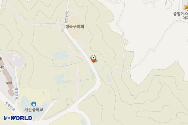 북선 공중화장실 위치 지도 — 서울특별시 성북구 북악산로 949-34, 북선공중화장실 (종암동)
