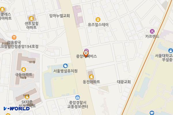 에너비스 종암주유소 개방화장실 위치 지도 — 서울특별시 성북구 종암로 58(종암동)