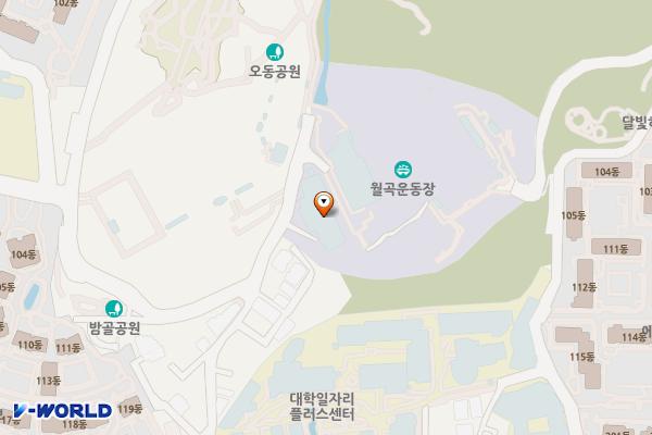 월곡배드민턴체육관 위치 지도 — 서울특별시 성북구 화랑로13길 130, 구립월곡배드민턴전용체욱관 (하월곡동)