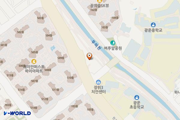 장위실버복지센터 위치 지도 — 서울특별시 성북구 한천로 708 (장위동)