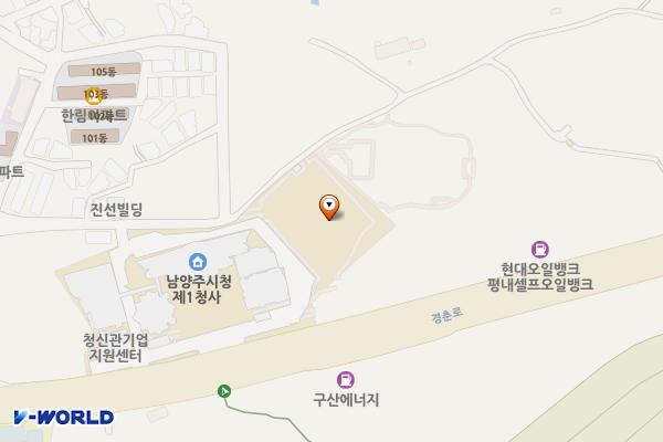 남양주 시청 위치 지도 — 경기도 남양주시 금곡동 185-10