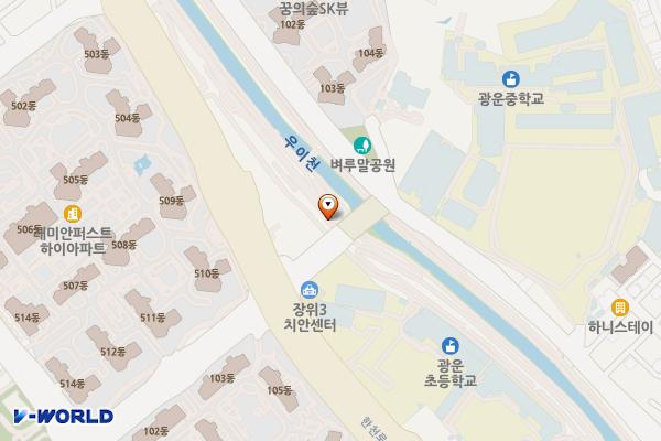 우이천 공중화장실 위치 지도 — 서울특별시 성북구 장월로 179 (장위동)