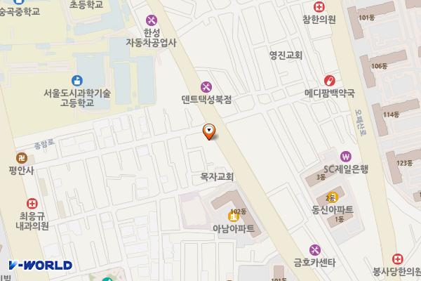 월곡1동 공중화장실 위치 지도 — 서울특별시 성북구 오패산로3길 77 (하월곡동)