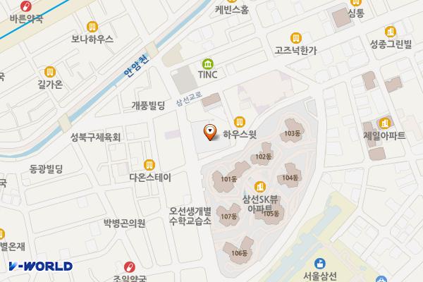 성북세무서 위치 지도 — 서울특별시 성북구 삼선교로16길 13, 성북세무서 (삼선동3가)