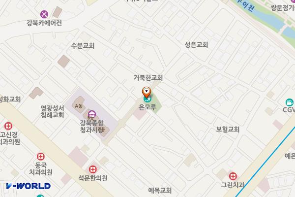 은모루어린이공원 화장실 위치 지도 — 서울특별시 강북구 도봉로95길 48, 은모루어린이공원 공중화장실 (수유동)