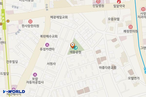 색동어린이공원 화장실 위치 지도 — 서울특별시 강북구 삼양로80나길 52, 색동공원공영주차장 (수유동)