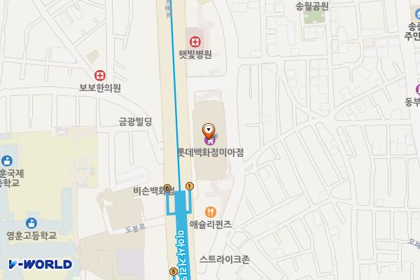 롯데백화점 위치 지도 — 서울특별시 강북구 도봉로 62