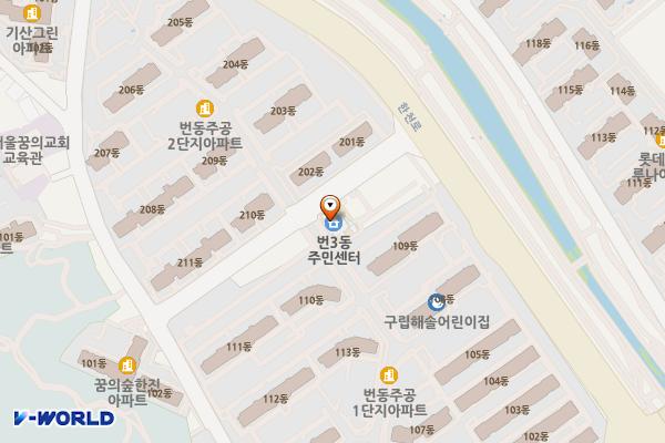 번3동주민센터 위치 지도 — 서울특별시 강북구 한천로105길21