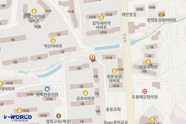 성민교회 위치 지도 — 서울특별시 도봉구 해등로26길 20-1