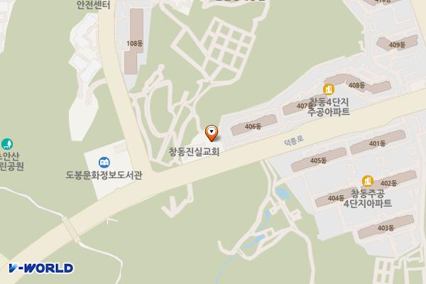 창동종합사회복지관 위치 지도 — 서울특별시 도봉구 덕릉로 329