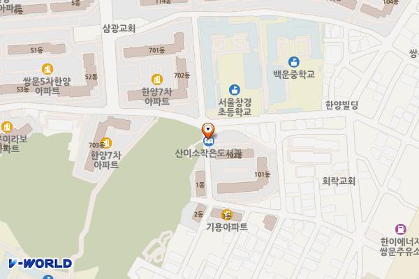 청심천배드민턴장 위치 지도 — 서울특별시 도봉구 노해로57길 94