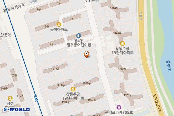 창동19단지종합상가 위치 지도 — 서울특별시 도봉구 노해로70길 46