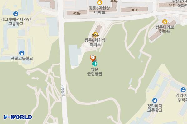 쌍문동청소년문화의집 위치 지도 — 서울특별시 도봉구 시루봉로2길 34