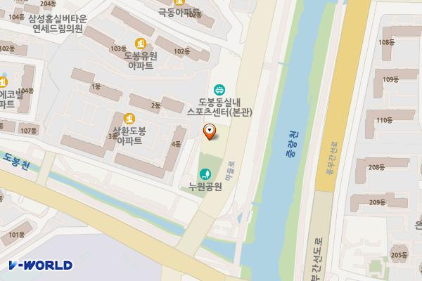 도봉 기적의 도서관 위치 지도 — 서울특별시 도봉구 마들로 797