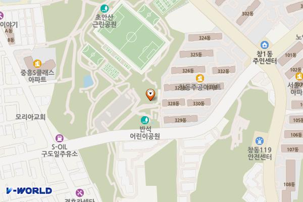 초안산 유아숲체험장 위치 지도 — 서울특별시 도봉구 창동 산48-4