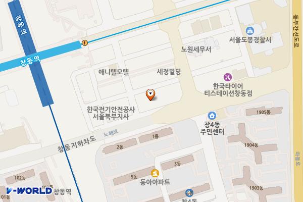 대성빌딩 위치 지도 — 서울특별시 도봉구 노해로379