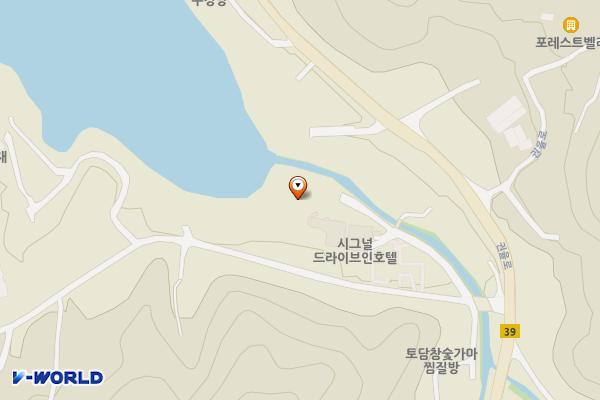 기산저수지(2) 공영주차장 위치 지도 — 경기도 양주시 백석읍 기산리 126-4