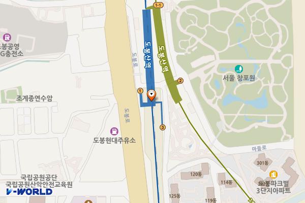 도봉산역(1호선) 화장실 위치 지도 — 서울특별시 도봉구 도봉로 948