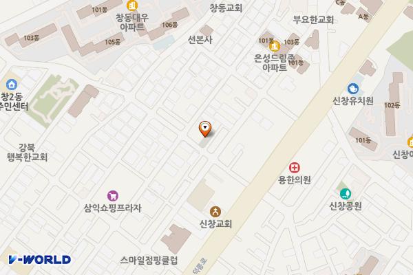 도봉청소년누리터위드 위치 지도 — 서울특별시 도봉구 덕릉로59길 18