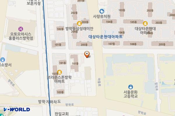 도봉청소년독서실 위치 지도 — 서울특별시 도봉구 마들로 605