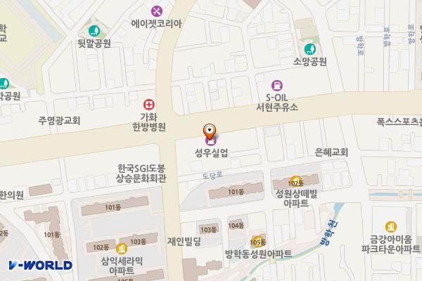 에이치디현대오일뱅크(주)영신주유소 위치 지도 — 서울특별시 도봉구 방학로 151