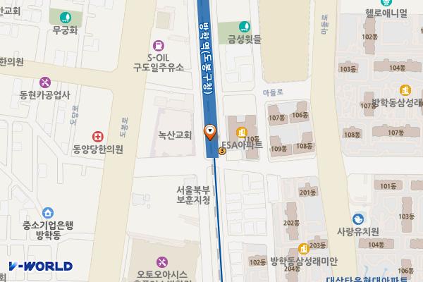 방학역 화장실 위치 지도 — 서울특별시 도봉구 도봉로150다길 3