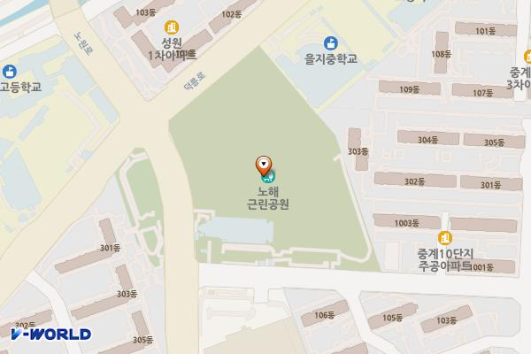 중계구민체육센터 위치 지도 — 서울특별시 노원구 노원로 22길1