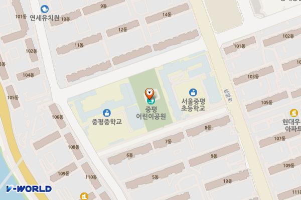 중평어린이공원 위치 지도 — 서울특별시 노원구 하계2동271-1