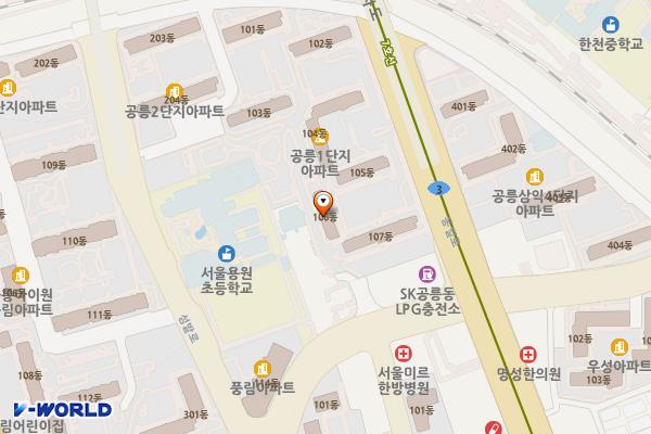공릉종합사회복지관 위치 지도 — 서울특별시 노원구 동일로 1127
