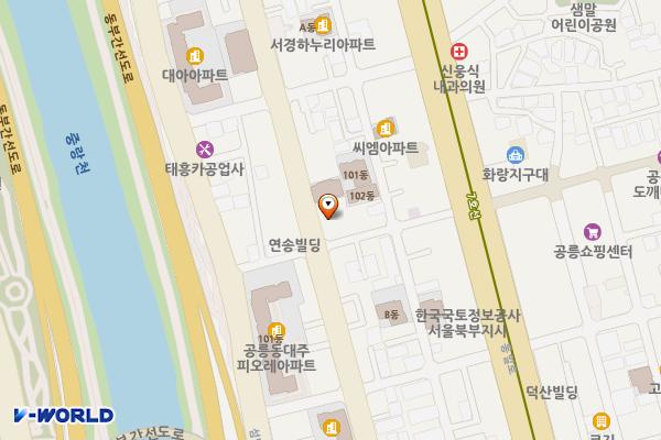 공릉행복발전소 위치 지도 — 서울특별시 노원구 동일로179길 22