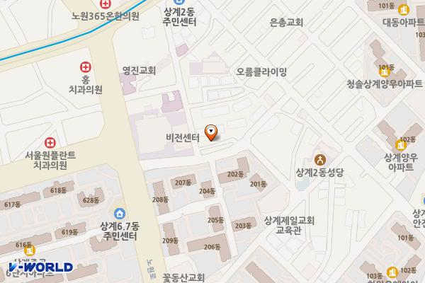 상계예술마당 위치 지도 — 서울특별시 노원구 상계로10길 41-7