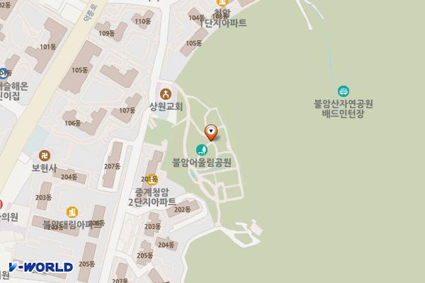 어울림공원 위치 지도 — 서울특별시 노원구 상계동 95-336