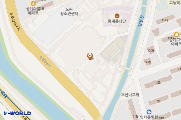 두물머리 화장실 위치 지도 — 서울특별시 노원구 상계동 772