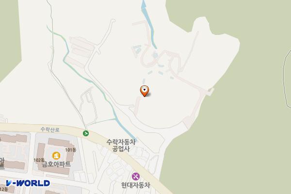 수락산스포츠타운 위치 지도 — 서울특별시 노원구 수락산로8나길 10