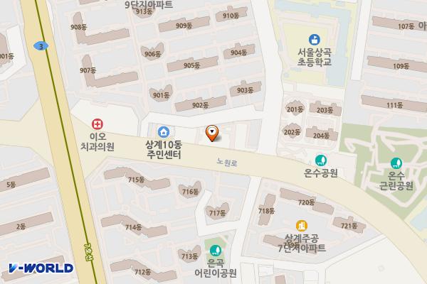 온수골행복발전소 위치 지도 — 서울특별시 노원구 노원로 522